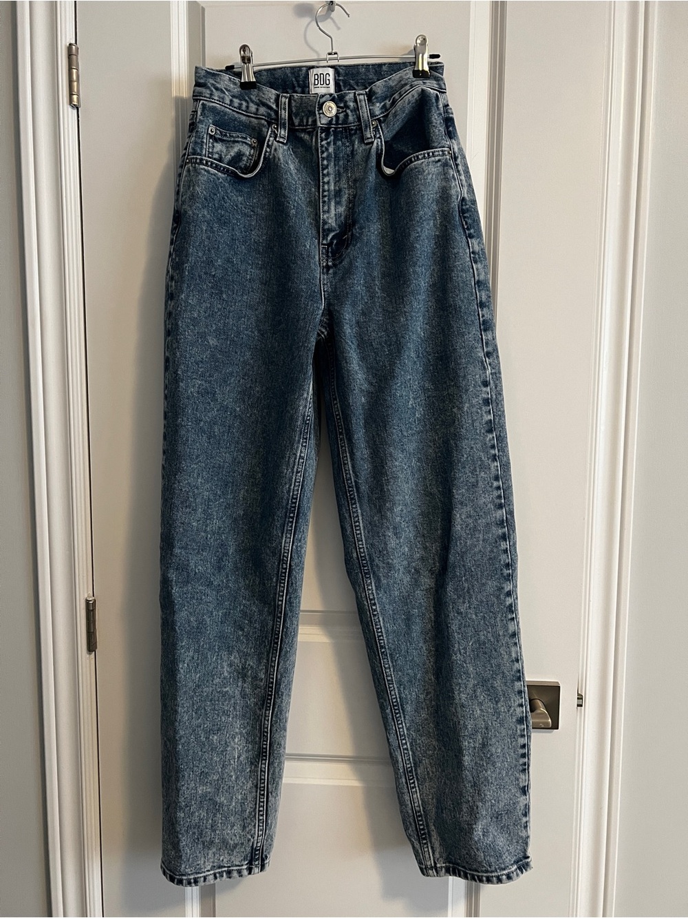 Urban Outfitters High-Rise Jeans in Grey-Blue
